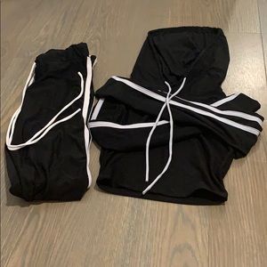 XS Black Fashion Nova Set